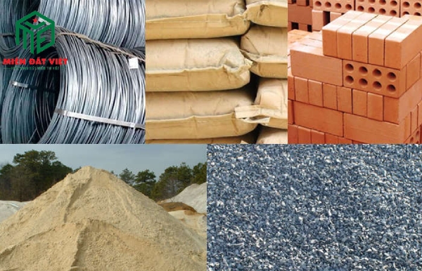 Vật liệu xây dựng phần thô Vật liệu xây dựng phần thô