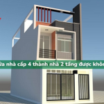 Sửa nhà cấp 4 thành nhà 2 tầng có được không?