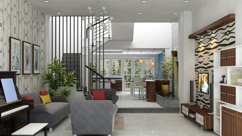 Thiết kế nhà phố hiện đại