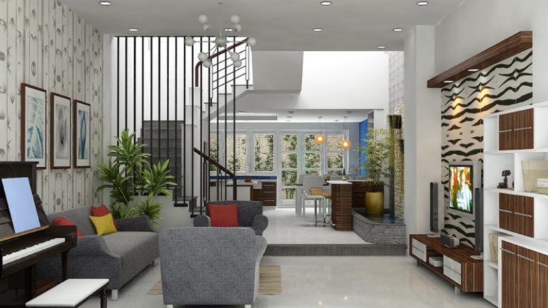 Thiết kế nhà phố hiện đại