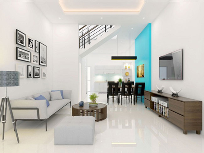 Thiết kế nội thất nhà phố đẹp, thông thoáng