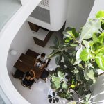 Tư vấn thiết kế thi công nhà 4 tầng có giếng trời đẹp với diện tích 42m2