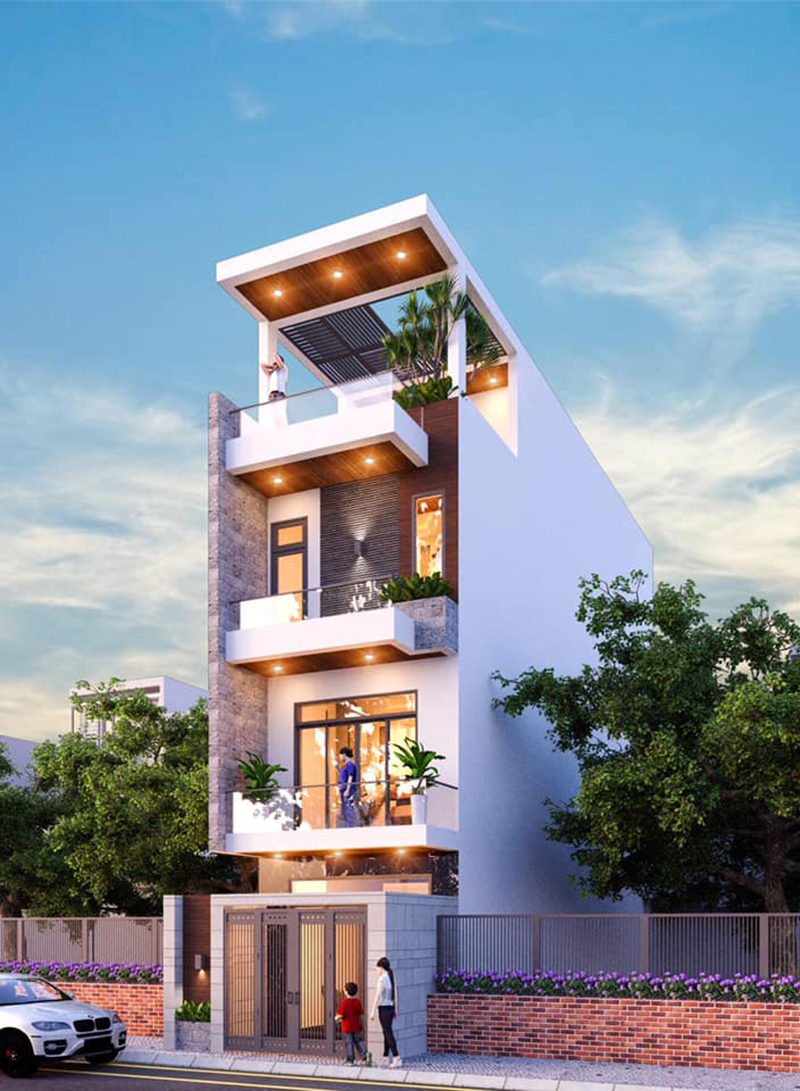 Thiết kế thi công nhà phố