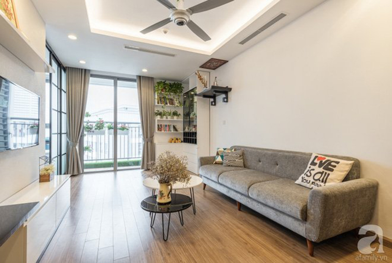 Thiết kế nội thất căn hộ chung cư 72m2