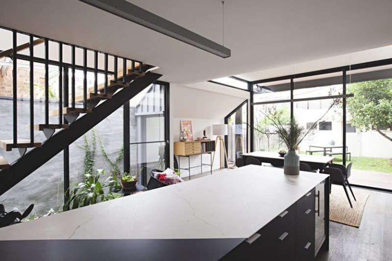 Thiết kế nhà phố phong cách hiện đại