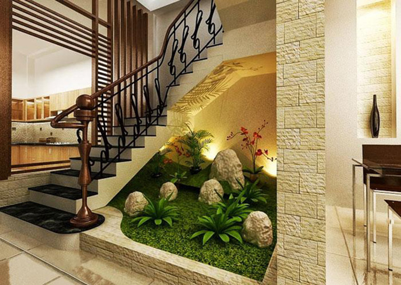 Thiết kế nhà phố đẹp, xanh mát