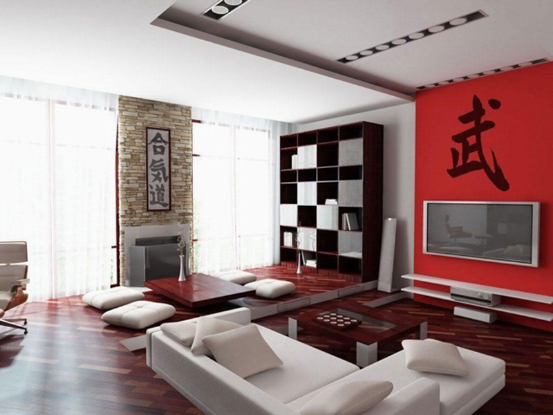 Thiết kế nội thất phòng khách đẹp với phong cách Nhật