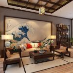 Thiết kế nội thất phòng khách đẹp độc đáo với phong cách Nhật trang nhã , sang trọng