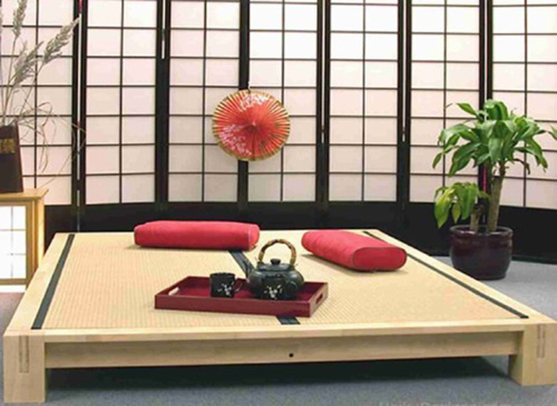 Thiết kế nội thất phòng khách đẹp với phong cách Nhật