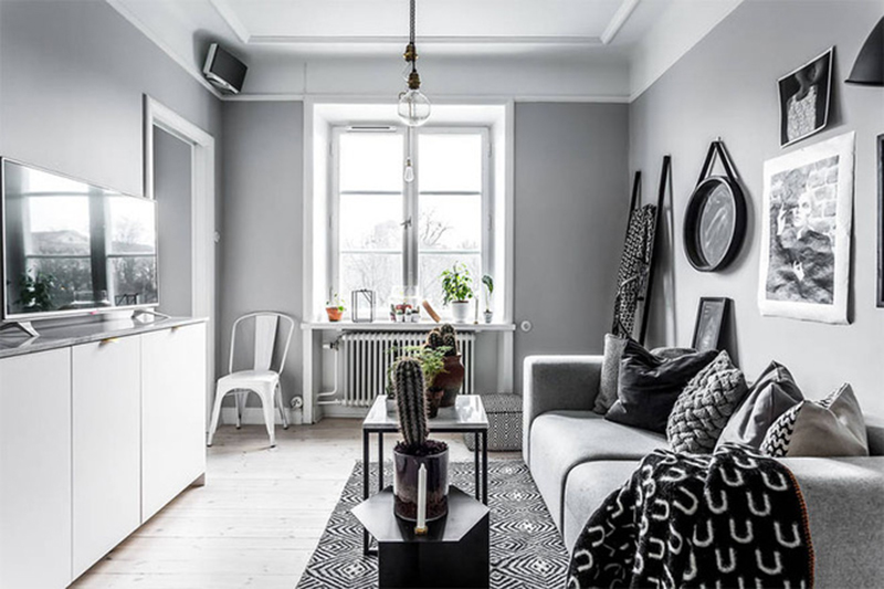 Thiết kế nội thất căn hộ 60m2 đẹp