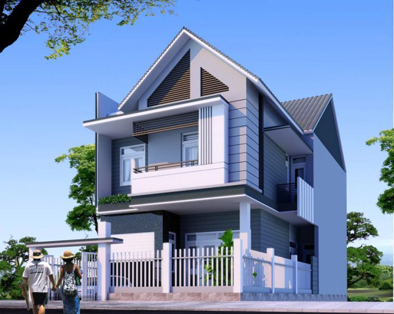 Mẫu thiết kế nhà mái Thái đẹp 2020