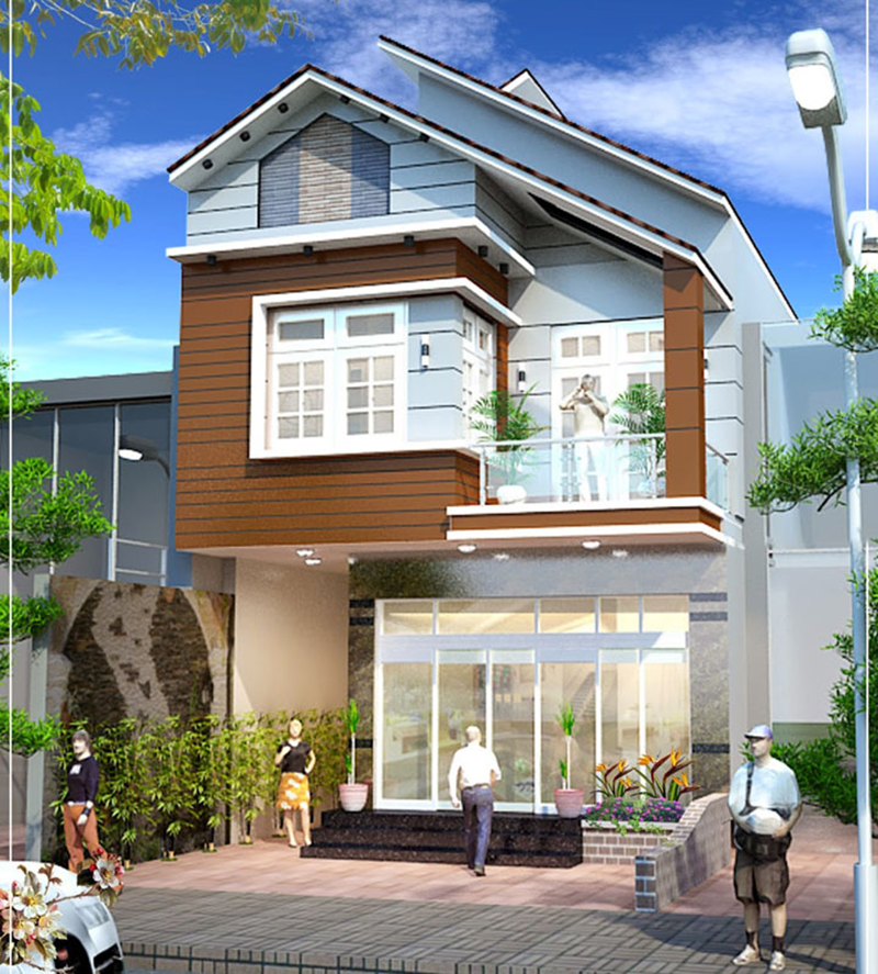 Mẫu thiết kế nhà mái Thái đẹp 2020