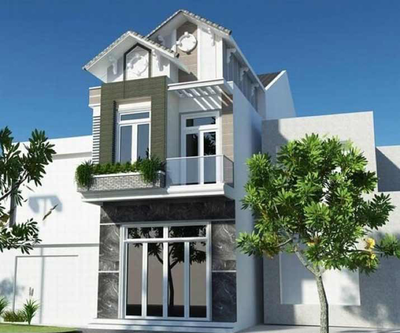 Mẫu thiết kế nhà mái Thái đẹp 2020