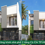 Khởi công xây dựng nhà phố 2 tầng trọn gói Củ Chi TP.HCM