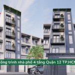 Khởi công nhà phố 4 tầng Đông Hưng Thuận Quận 12 TP.HCM