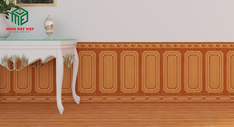 Gạch chân tường vân gỗ
