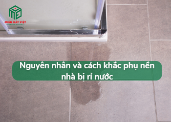 Nguyên nhân và cách khắc phục nền nhà bị rỉ nước