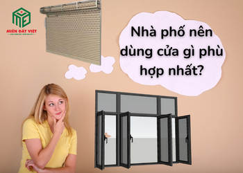 Nhà phố nên dùng cửa gì phù hợp
