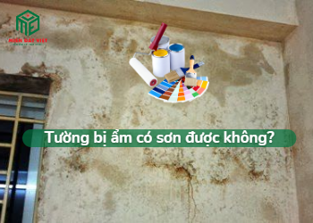 tường bị ẩm có sơn được không