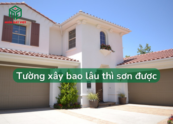 Tường nhà bị rộp sơn