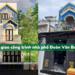 Bàn giao công trình nhà phố 3 tầng Đoàn Văn Bơ Quận 4 TPHCM