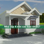 Nhà cấp 4 nên cao bao nhiêu? Cách xác định chiều cao phù hợp