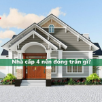 Nhà cấp 4 nên đóng trần gì? Các loại trần nhà cấp 4 phổ biến