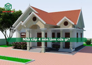 Nhà cấp 4 nên làm cửa gì