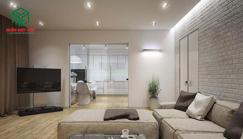 Thiết kế nội thất chung cư tối giản