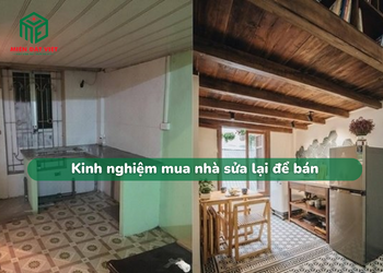 Kinh nghiệm sửa chữa nhà cũ để bán