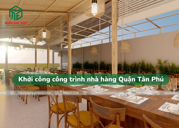 Công trình nhà hàng Quận Tân Phú