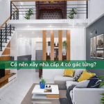 Có nên xây nhà cấp 4 gác lửng không? Những điều bạn cần biết