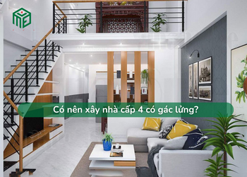 Nhà cấp 4 có gác lửng
