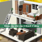 Cải tạo nhà cấp 4 thành 2 tầng: Giải pháp tiết kiệm chi phí