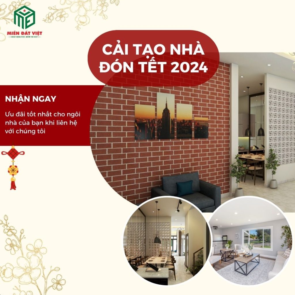 Cải tạo nhà đón Tết