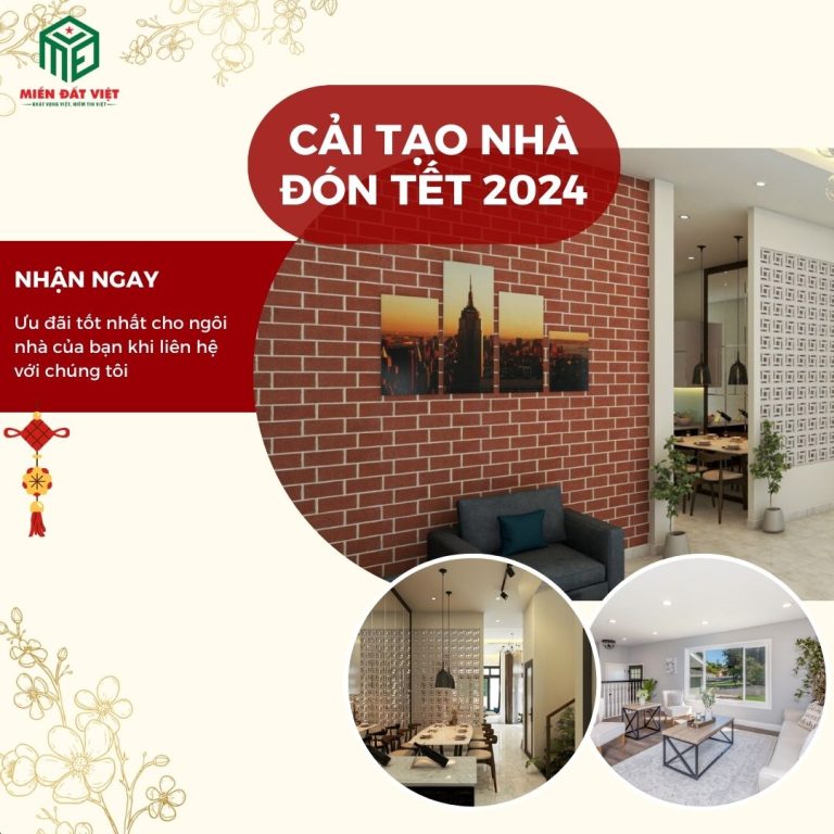 Cải tạo nhà đón Tết