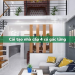 Bí mật cách cải tạo nhà cấp 4 có gác lửng tối ưu
