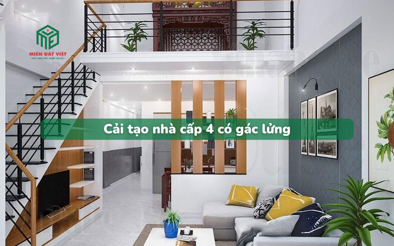 Cải tạo nhà cấp 4 có gác lửng