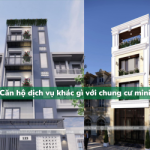 So sánh căn hộ dịch vụ khác gì với chung cư mini?