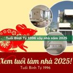 Tuổi Bính Tý sinh năm 1996 xây nhà trong năm 2025 có tốt không?