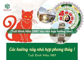 Tuổi Đinh Mão 1987 xây nhà hướng nào?