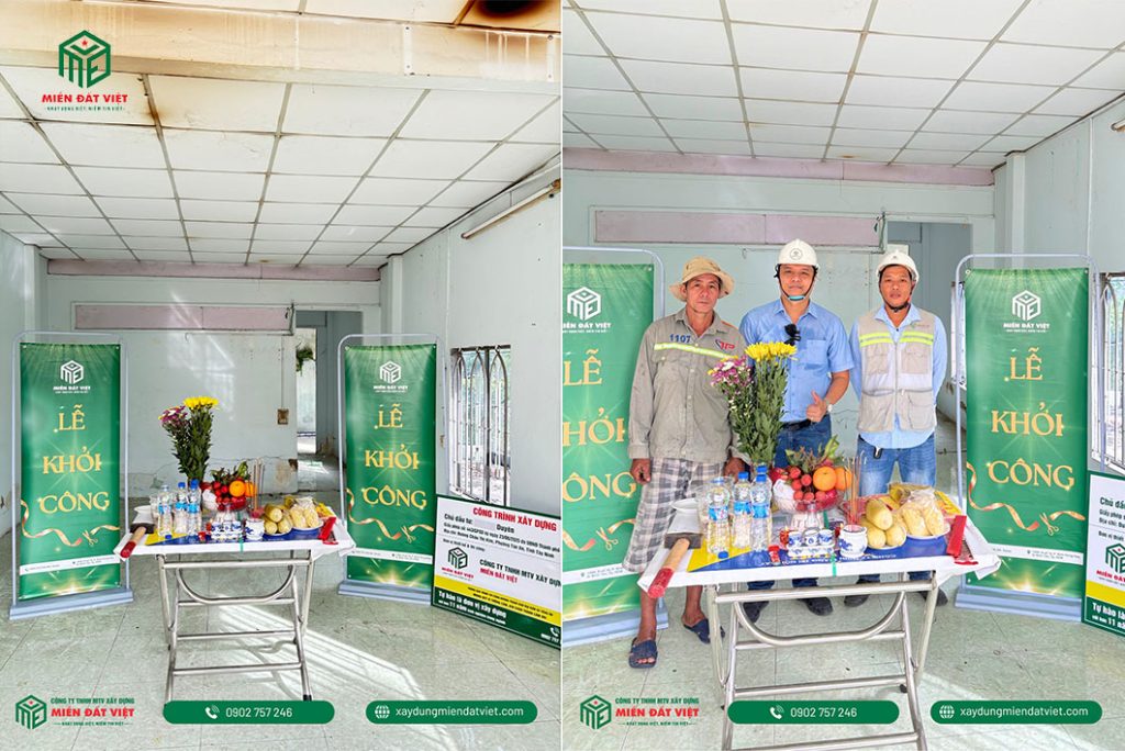 Khởi công xây nhà trọn gói tại Tân An Khởi công xây nhà trọn gói tại Tân An