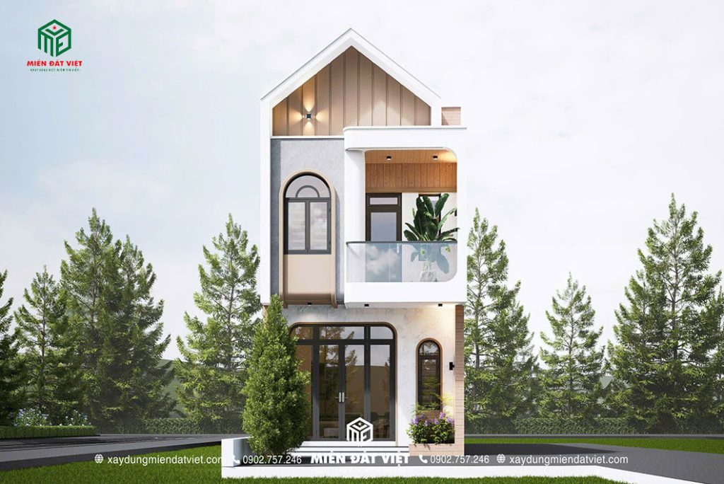 Nhà phố hiện đại 1 trệt 1 lầu tối ưu diện tích 5x20m Nhà phố hiện đại 1 trệt 1 lầu tối ưu diện tích 5x20m
