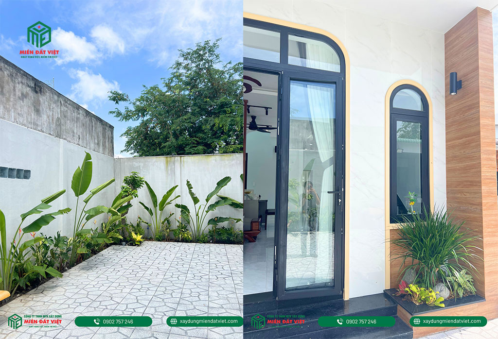 Sân vườn xanh mát và rộng rãi Sân vườn xanh mát và rộng rãi