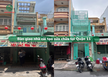 Bàn giao cải tạo sửa chữa nhà